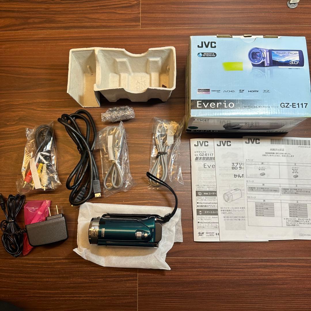 JVC Everio ビデオカメラGZ-E117-E 2677 - メルカリ