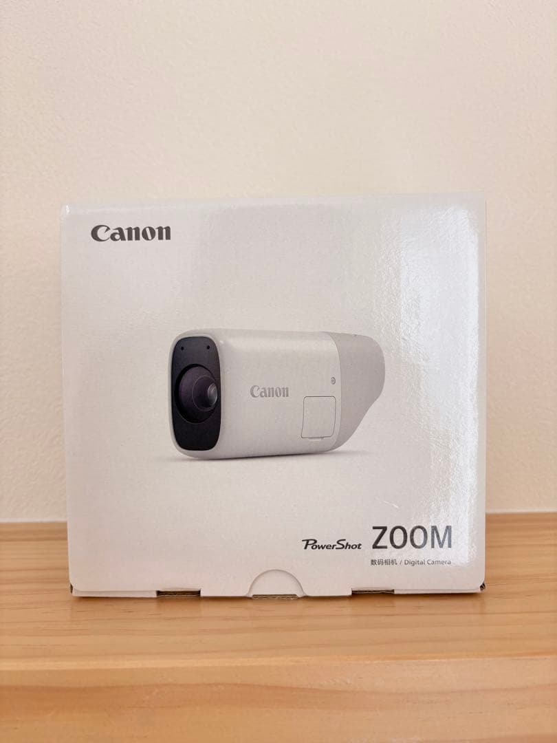 未使用】Canon PowerShot ZOOM ホワイト キヤノン - メルカリ