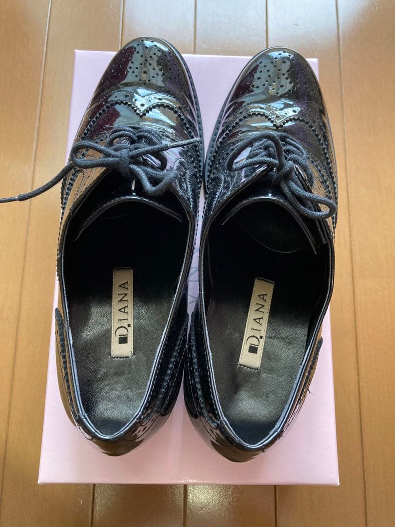 DIANAダイアナ/エナメルローファー23㎝ - メルカリ