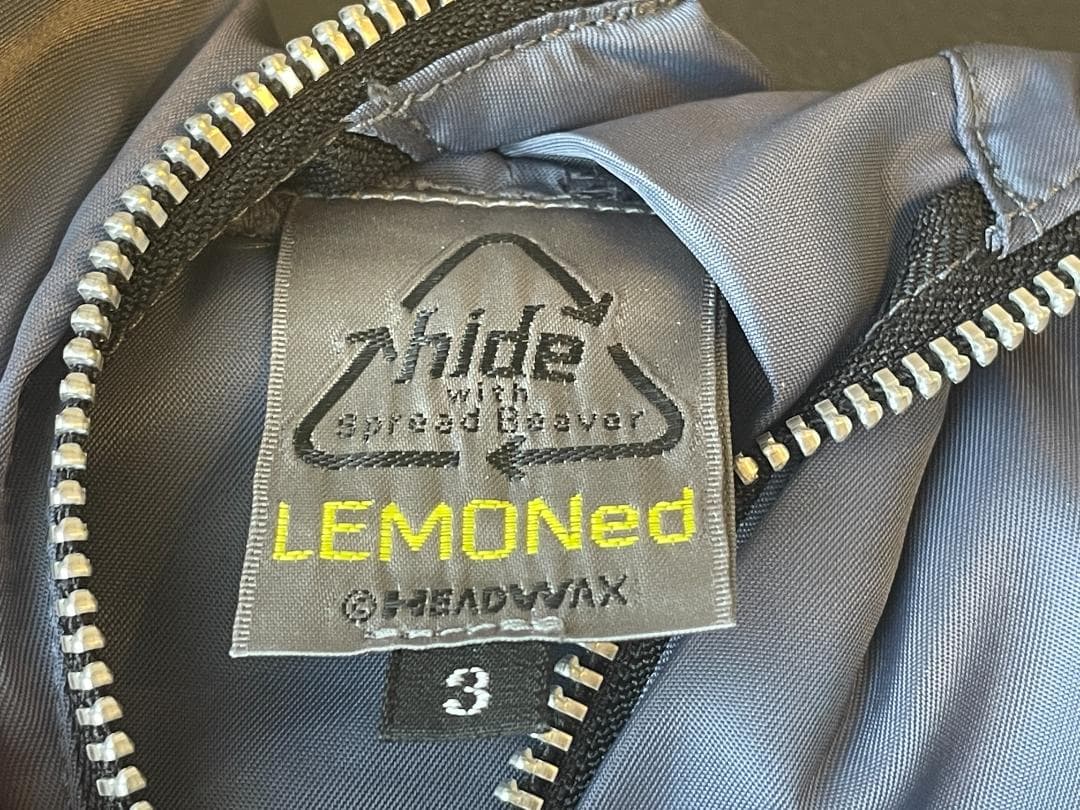 正規品 サイズ3 hideレモネード ラインパーカー イエロー LEMONeD