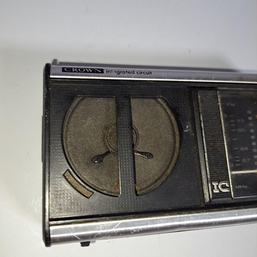 激レア 昭和レトロ CROWN TRF-702 トランジスタ ラジオ - メルカリ