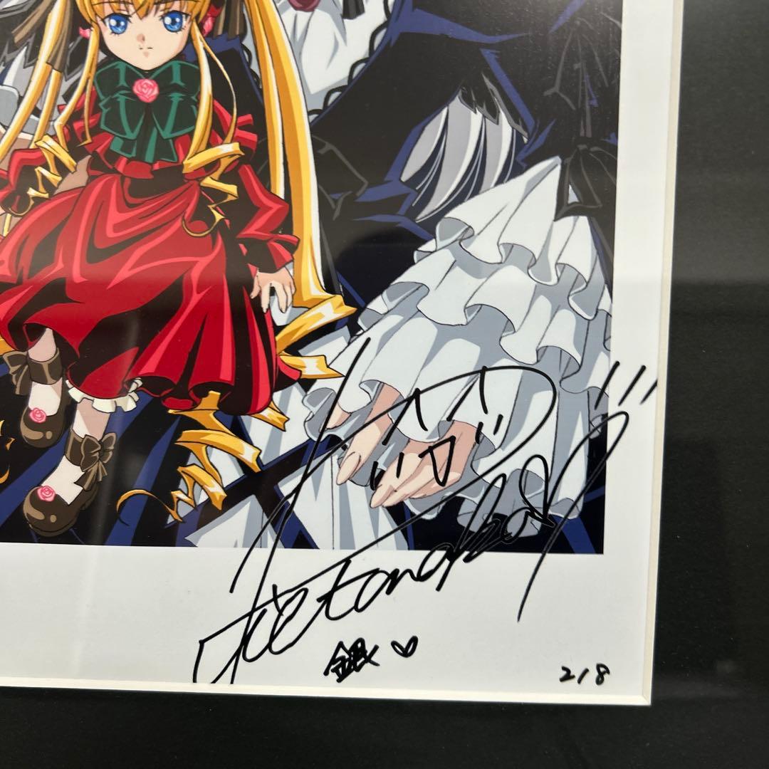 ローゼンメイデン トロイメント 「真紅、水銀燈」 プリントサイン入り