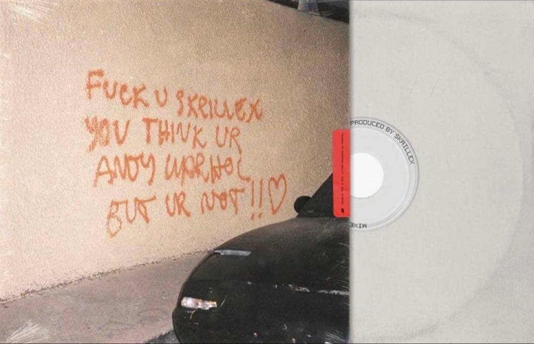 F*CK U SKRILLEX 2LP VINYL skrillex レコード F*CK U SKRILLEX YOU THINK UR ANDY WARHOL BUT UR NOT!! <3 - Album