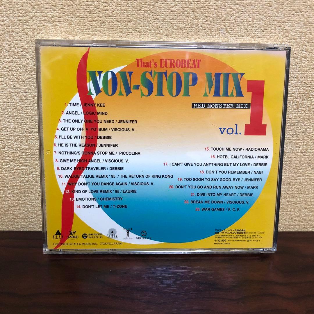 CD☆ザッツ・ユーロビート・ノンストップ・ミックス　VOL.1／松本みつぐ／帯付
