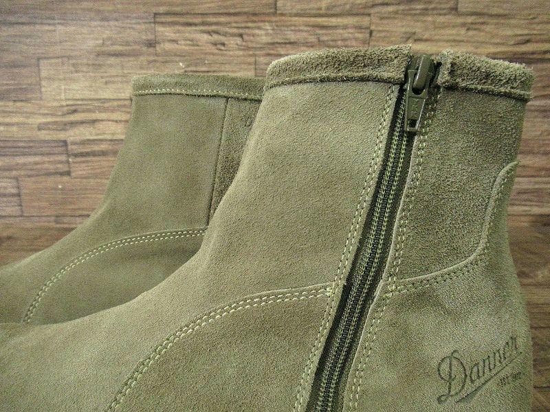 廃盤 新品 ダナー スエード サイドジップ ワーク ブーツ ベージュ 27.0①