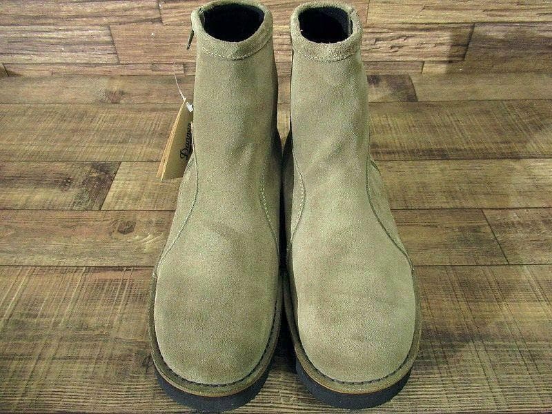 廃盤 新品 ダナー スエード サイドジップ ワーク ブーツ ベージュ 27.0①