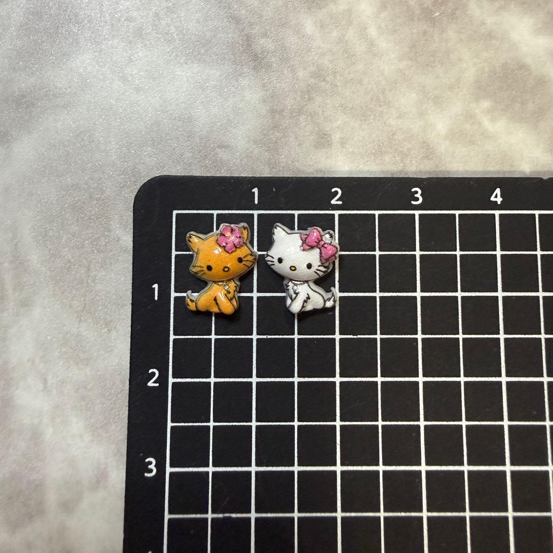 ネイルパーツ】チャーミーキティ♡kitty♡日焼けキティ♡6点セット