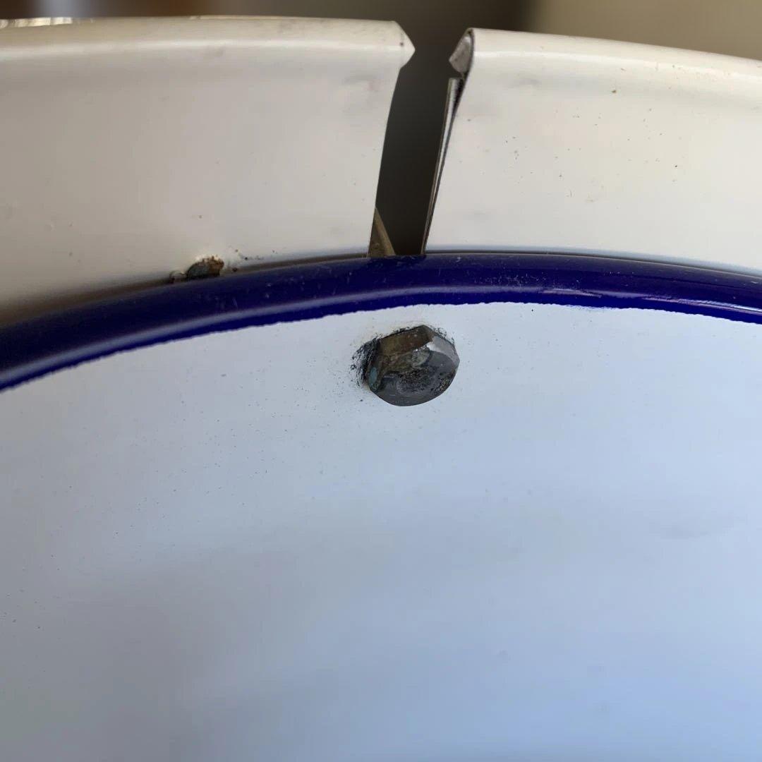 未使用】【レトロ】マツヨシ 足踏汚物投入器 ペダル式 ゴミ箱 汚物缶