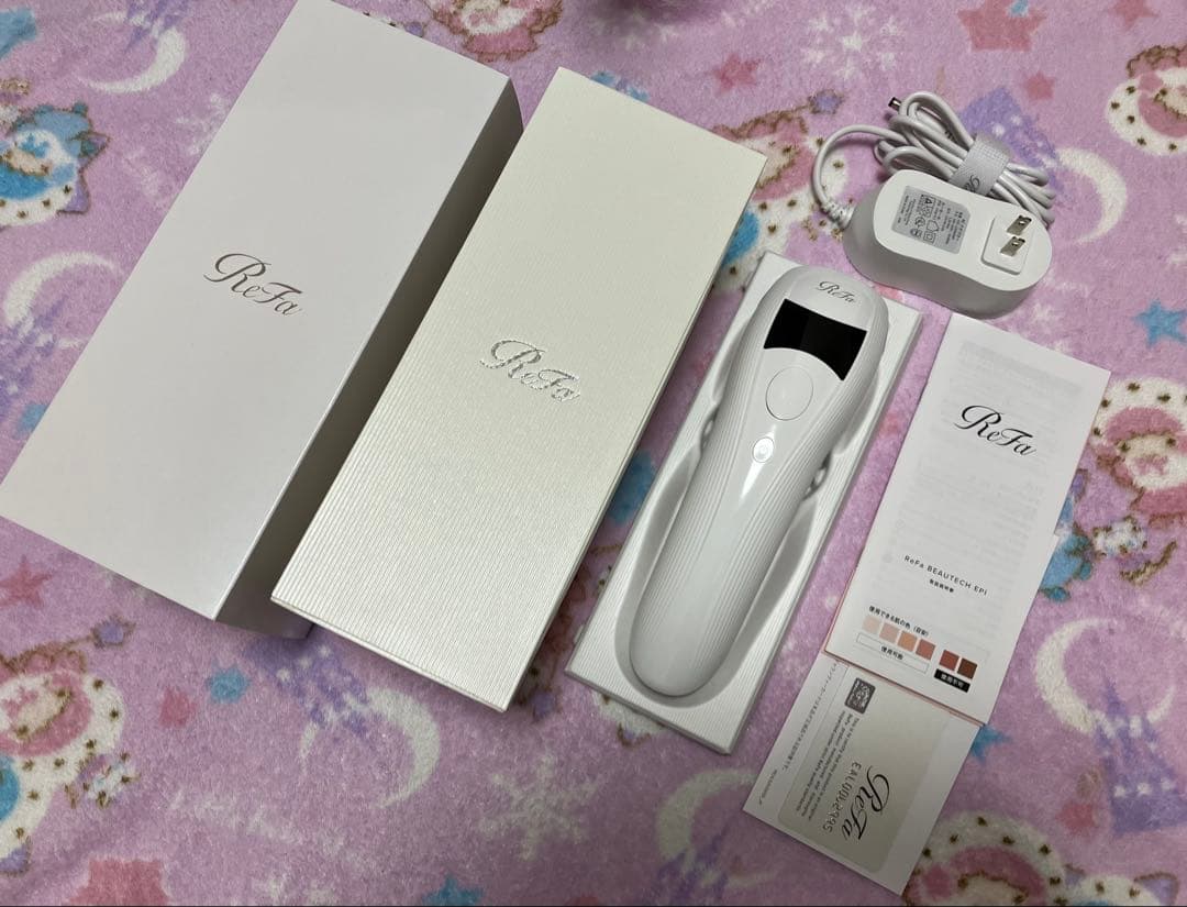 ☆ReFa リファビューテック　エピ　脱毛器　試し打ちのみ美品☆ リファの家庭用光美容器「ビューテック エピ」を脱毛サロン経験者が