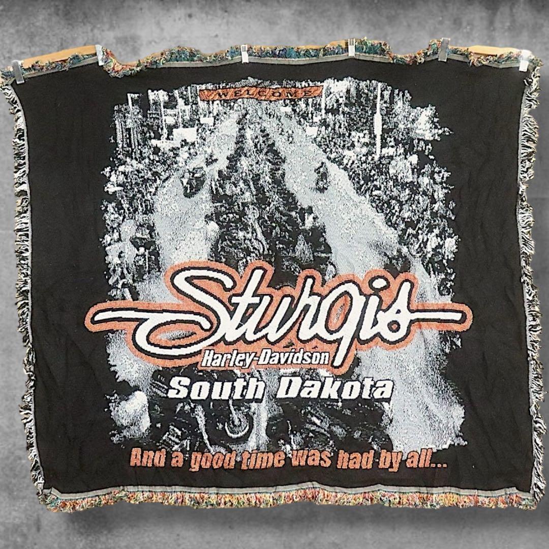 BPJD バイク ラグ ビンテージ 古着 ハーレーダビッドソン スタージス BPJD バイク ラグ ビンテージ 古着 ハーレーダビッドソン スタージス