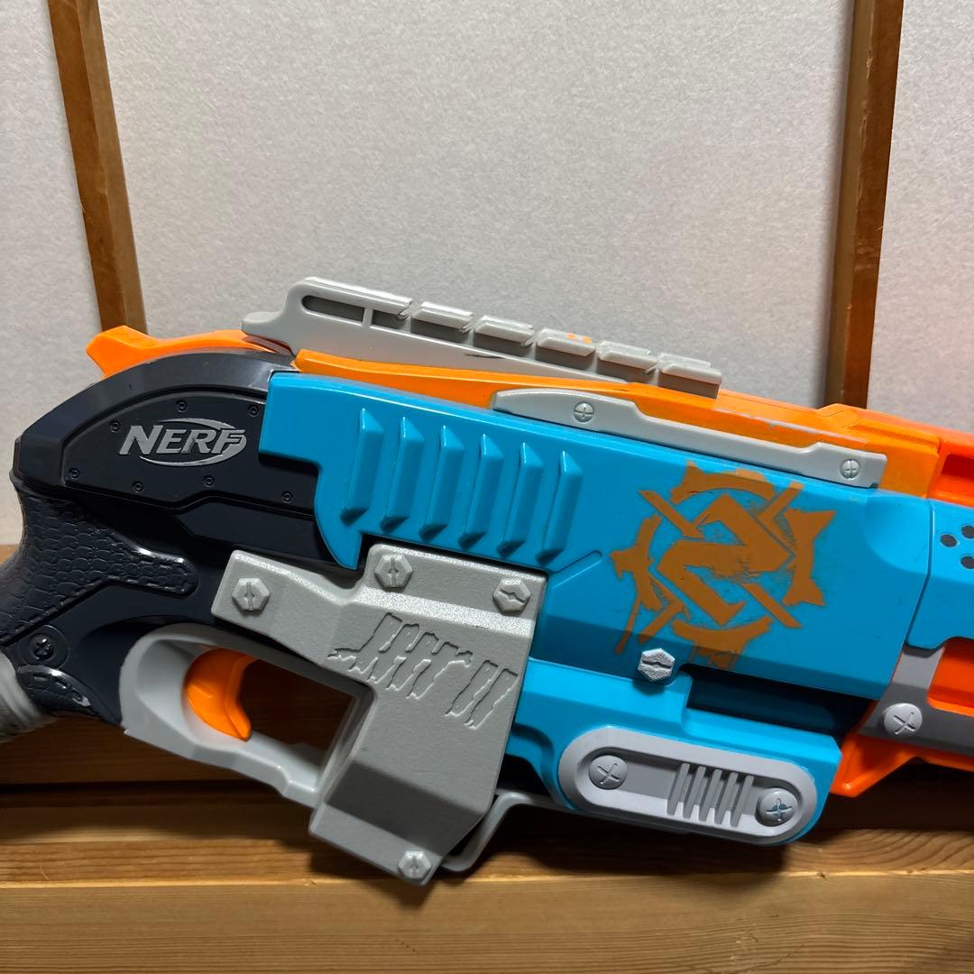 ナーフ ゾンビストライク スレッジファイア オレンジトリガー 最終
