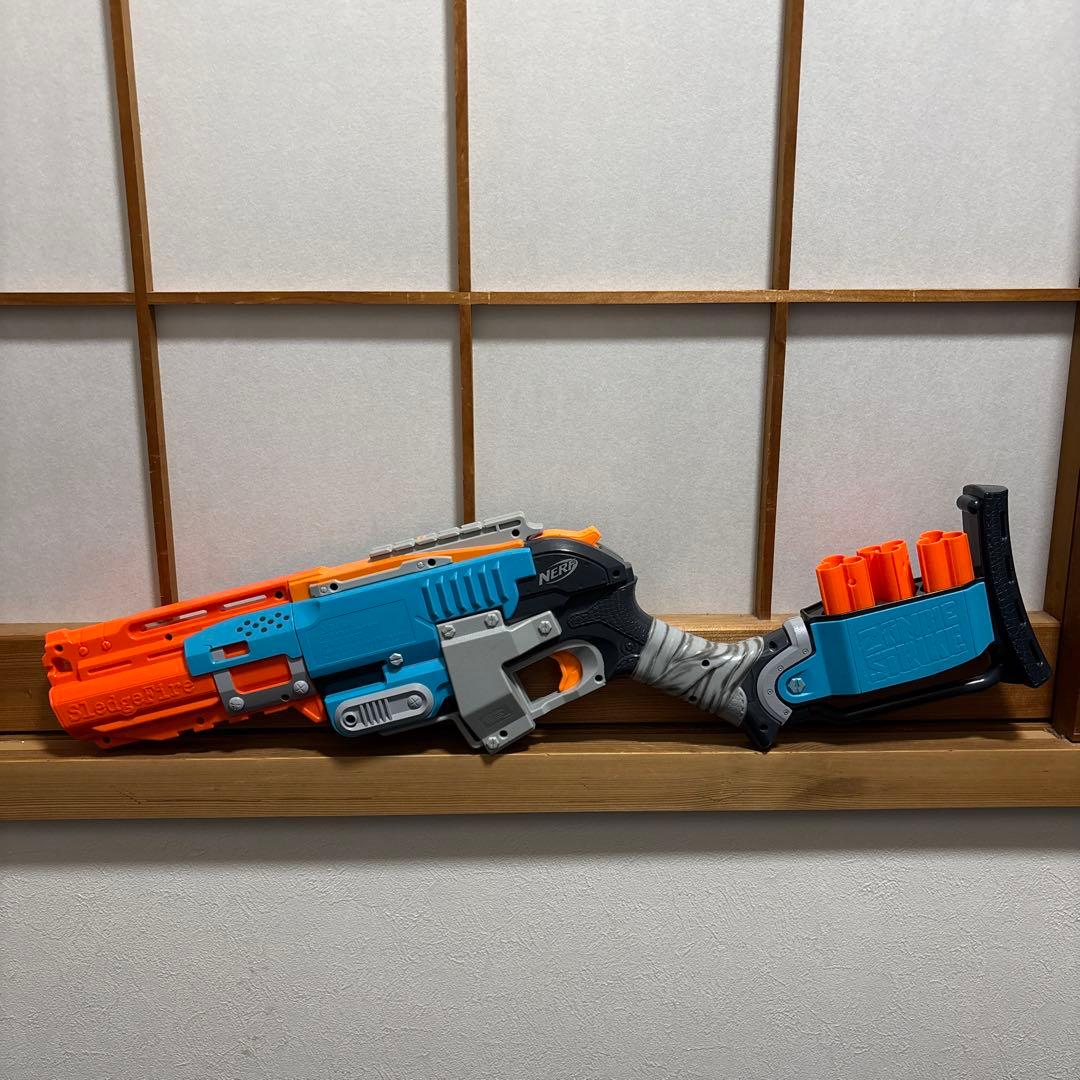 ナーフ ゾンビストライク スレッジファイア オレンジトリガー 最終