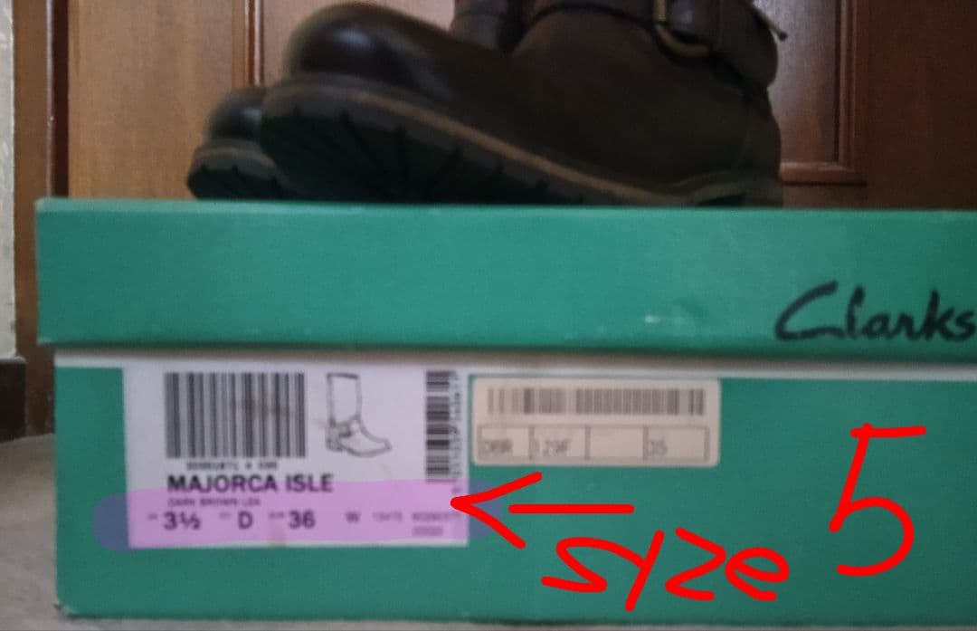 Clarks エンジニアブーツ ブラウン - メルカリ