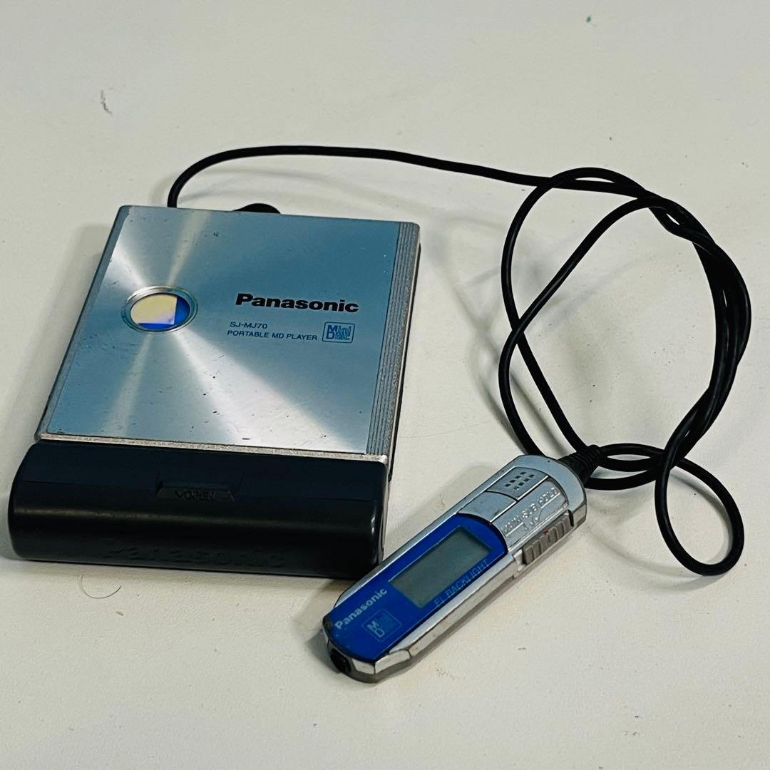 Panasonic ポータブルMDプレーヤー SJ-MJ70 動作品 - メルカリ