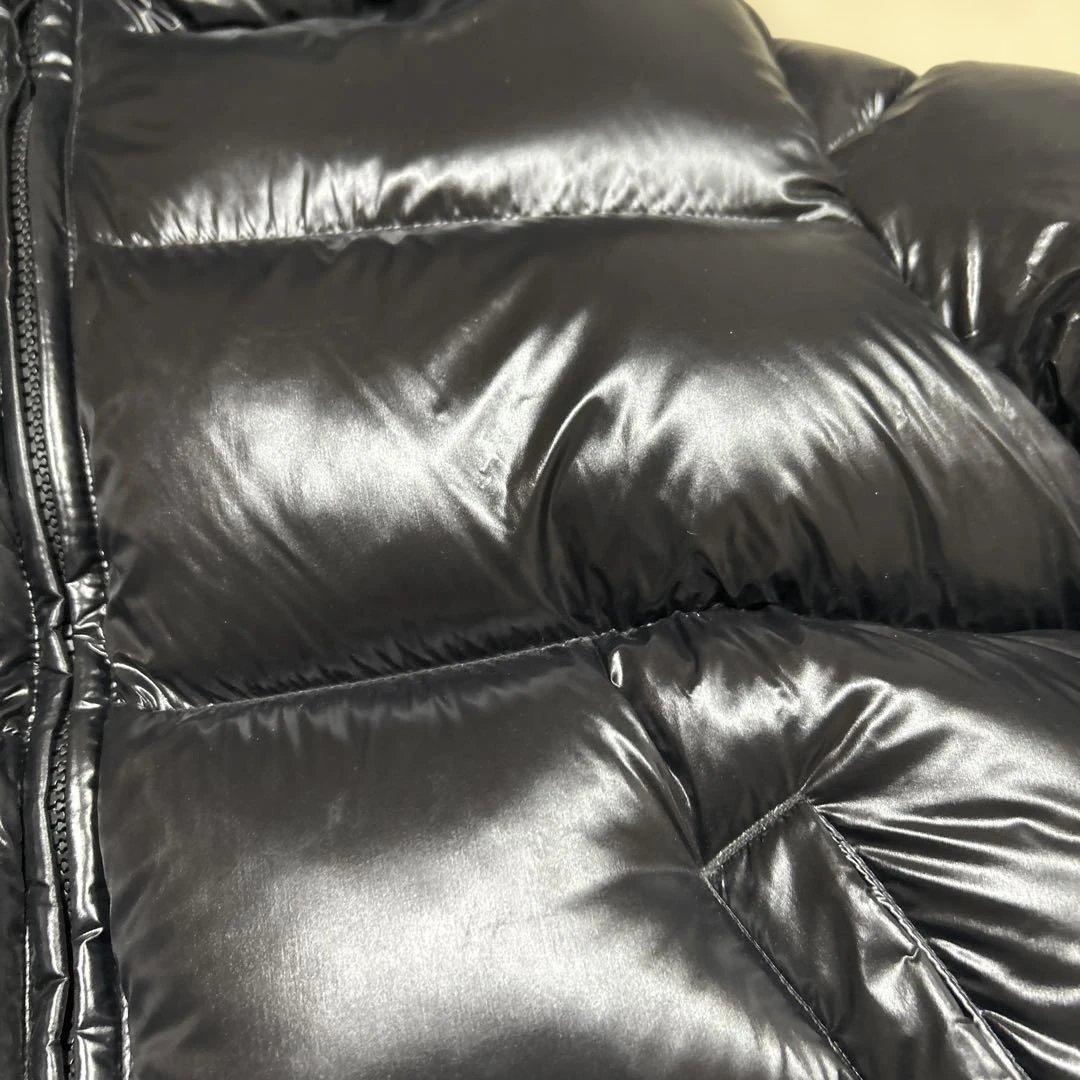 ZARA 】 ダウンジャケット フード付き 光沢ブラック S 希少 ヘタリ無し