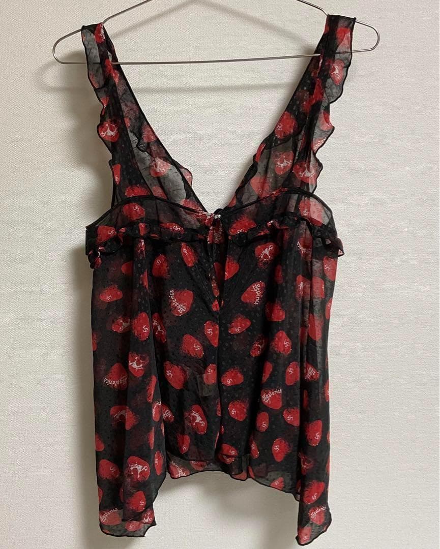 HYSTERIC GLAMOUR キャミソール スカルベリー y2k 平成 姫 HYSTERIC