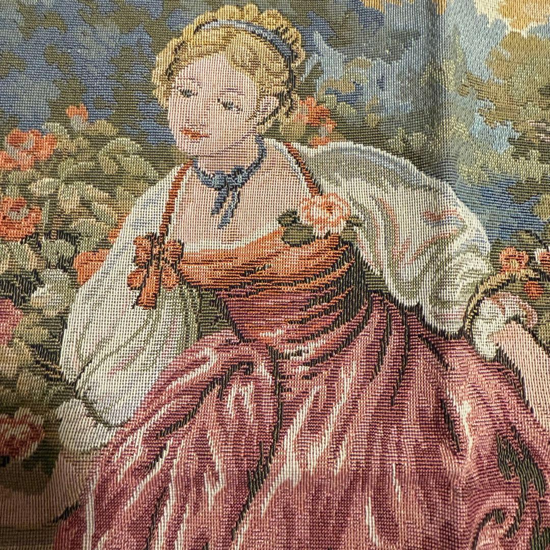 高級ゴブラン織り タペストリー アンティーク - メルカリ