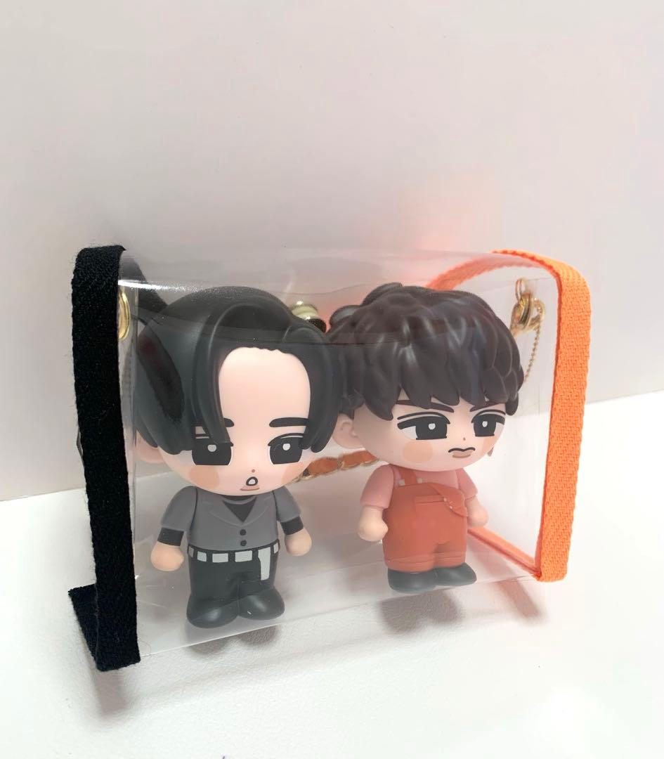 にぽぽ様用 すのチルソフビポーチ2体用 黒×オレンジ SnowMan - メルカリ