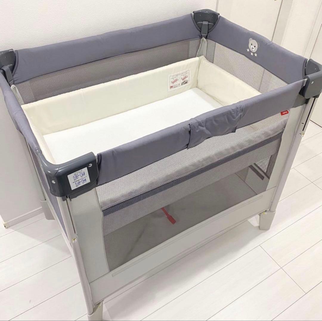 ☆美品☆ Aprica アップリカ ココネルエアーAB グレーベア ベビー