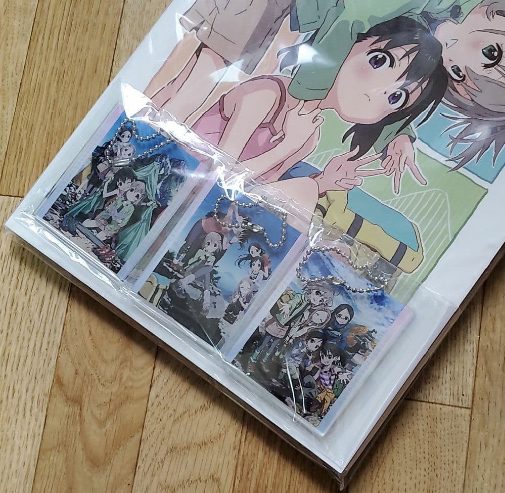 ヤマノススメ 版権イラスト集 あみあみ購入特典キーホルダー付き