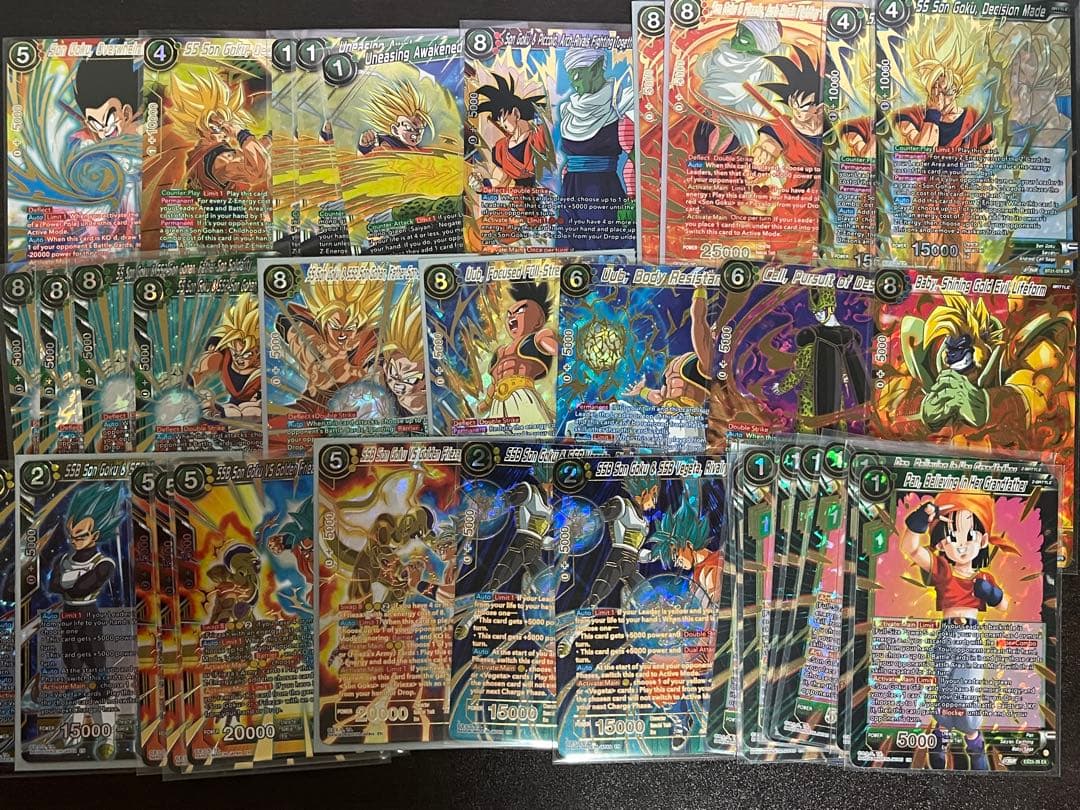 ドラゴンボールカード　英語　35枚　まとめ売り　悟空　ベジータなど SR SPR ドラゴンボールカードベジータのおすすめ人気商品一覧 通販 - Yahoo