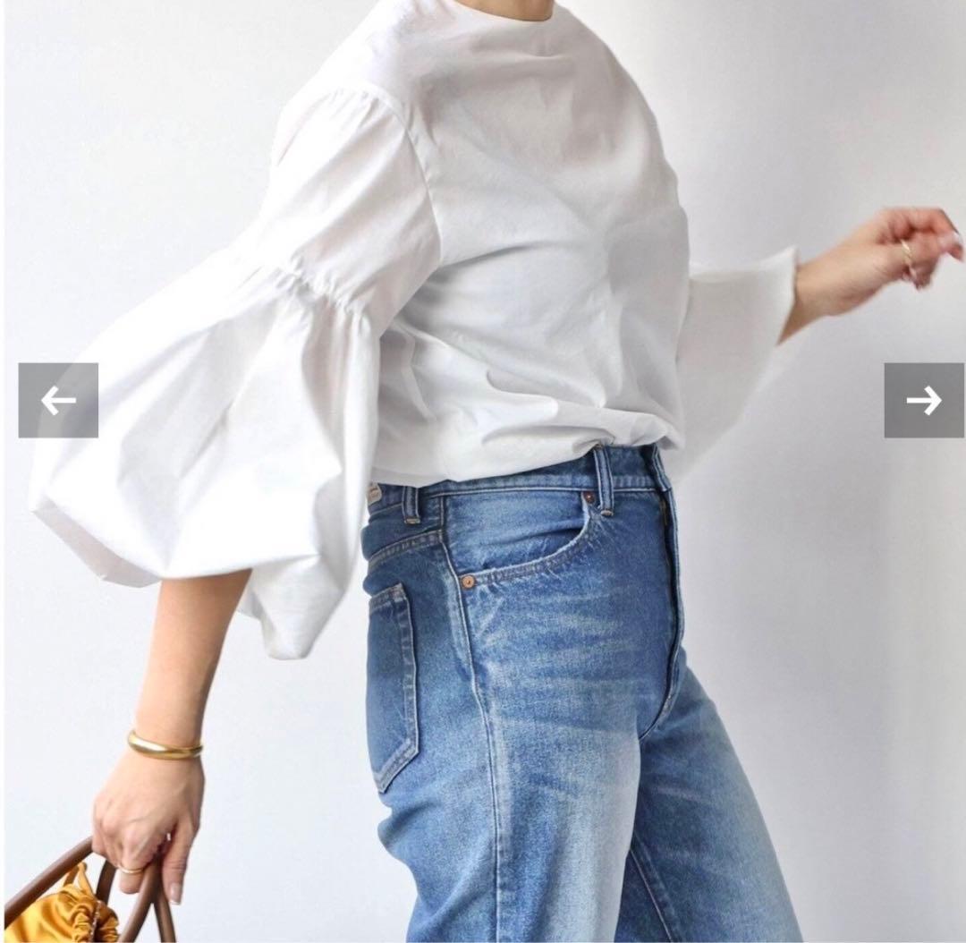 CELERI 2025SS パフスリーブシャツ 白 ドゥーズィエムクラス - メルカリ