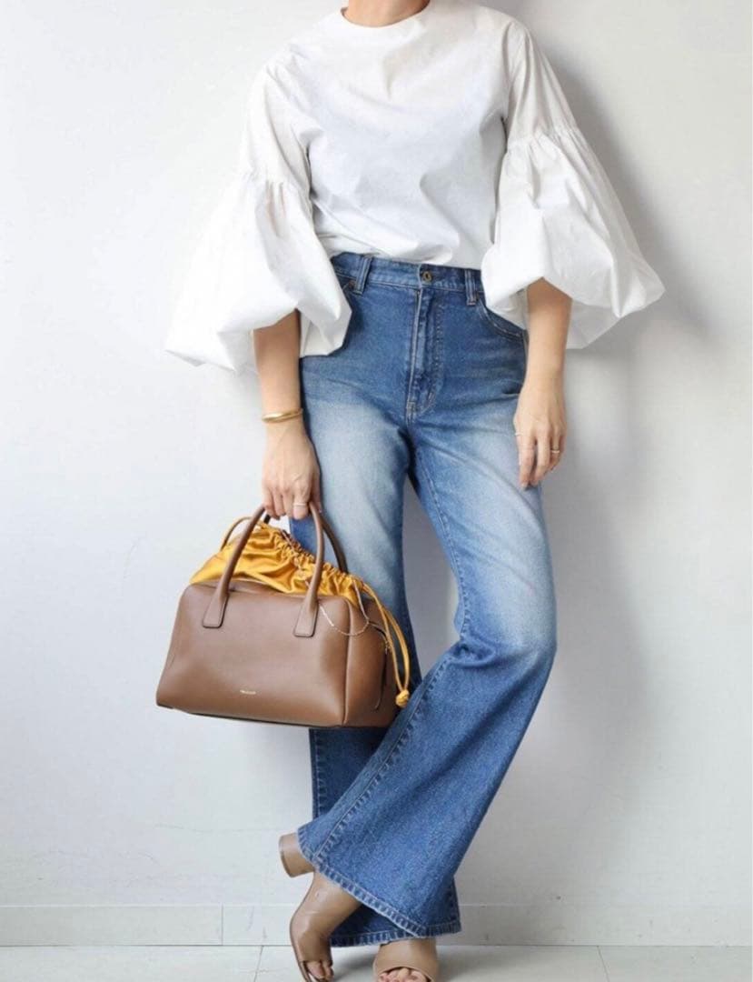 CELERI 2025SS パフスリーブシャツ 白 ドゥーズィエムクラス - メルカリ