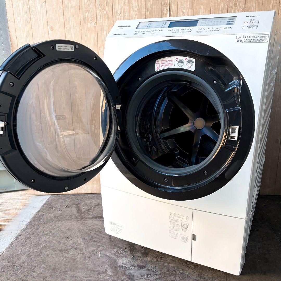 配送設置無料！純正パナソニック自動投入スマートスタイリッシュドラム！完動超美品！