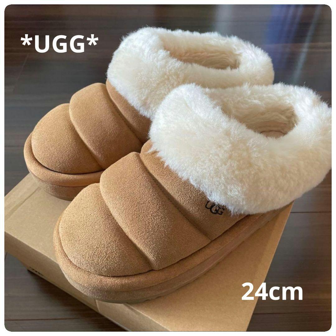 ＊UGG＊ Tazzlita 厚底ムートンスリッポン UGG（アグ） 【並行輸入品】 スリッポン ファー 厚底 TAZZLITA