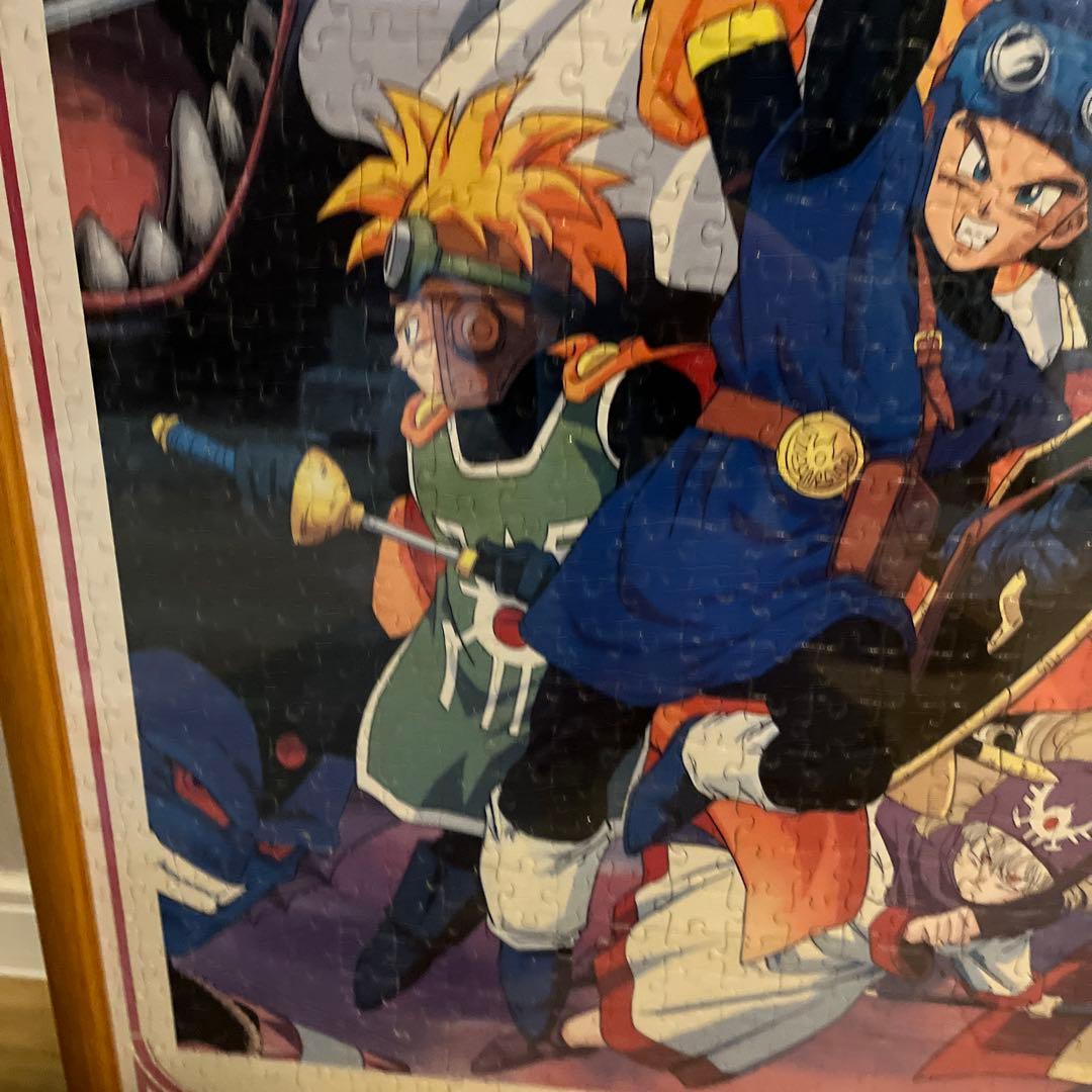 リメイク決定 当時物 90s ドラクエ1.2 糊付け済み完成パズル 鳥山明