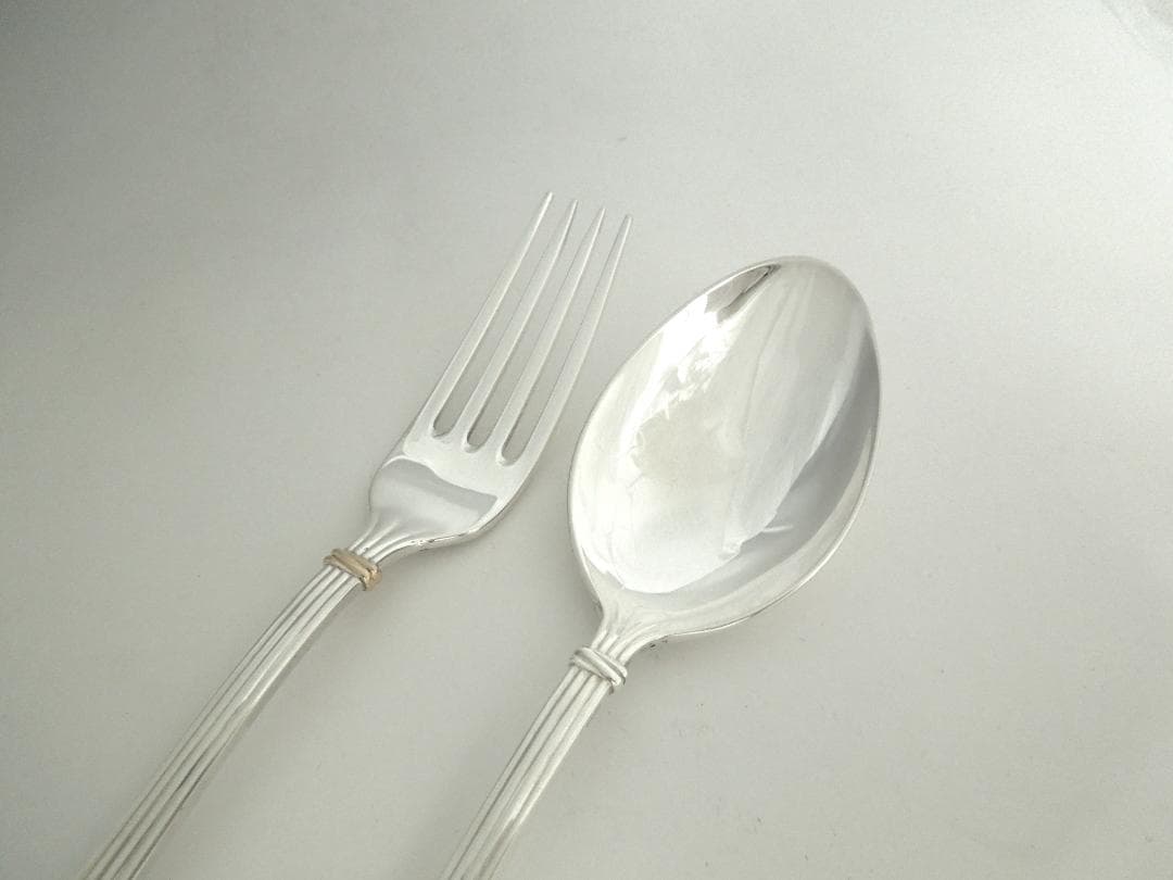 Cartier シルバースプーン&フォーク カルティエ 未使用