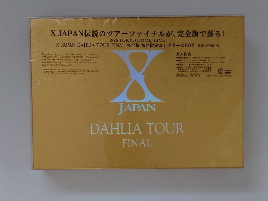 X JAPAN DVD 全4BOX 初回限定生産