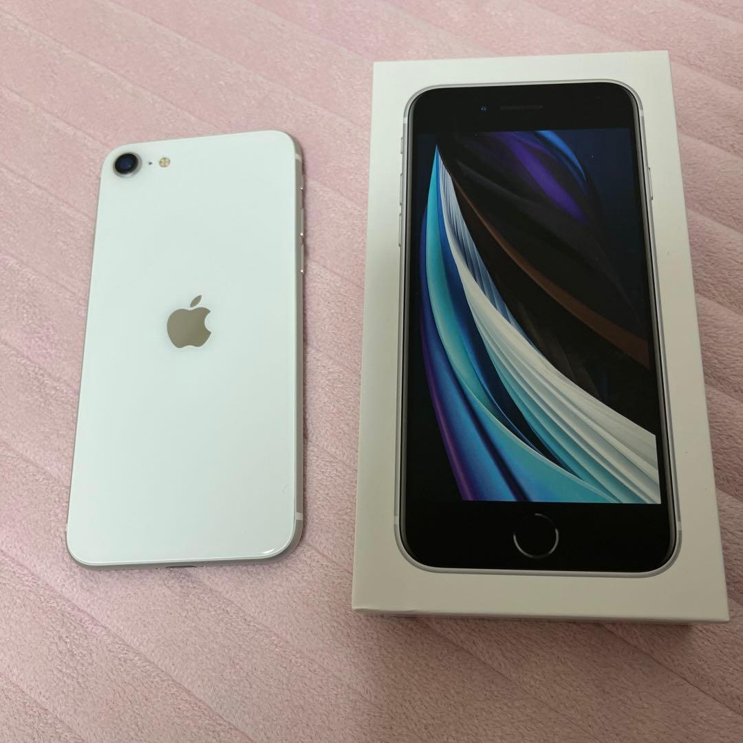 Apple iPhone SE (第2世代) ホワイト 本体【バッテリー92%】 ムスビー｜[AT Shop Otsuka]iphone SE2 64GB SIMフリ－666バッテリー