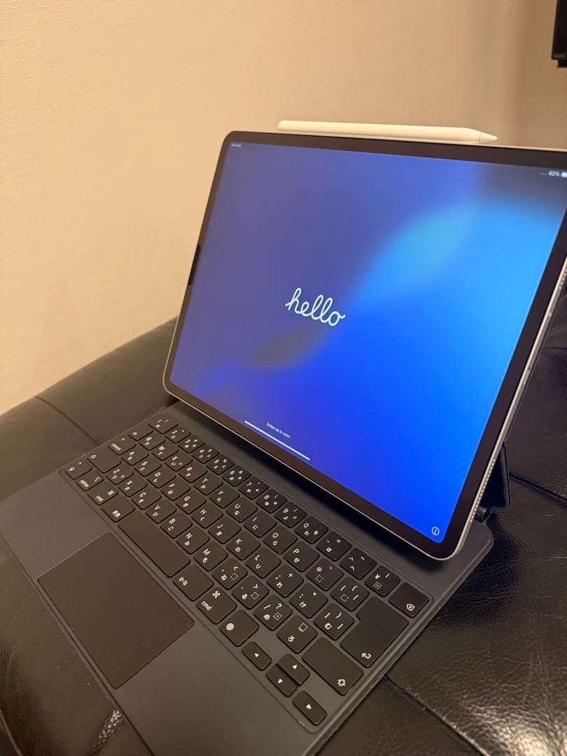 12.9インチのiPad Pro、Wi-Fiセルラーモデル、シルバー Apple 12.9-in iPad Pro Wi-Fi + 5G LTE, Cellular 256GB - Silver