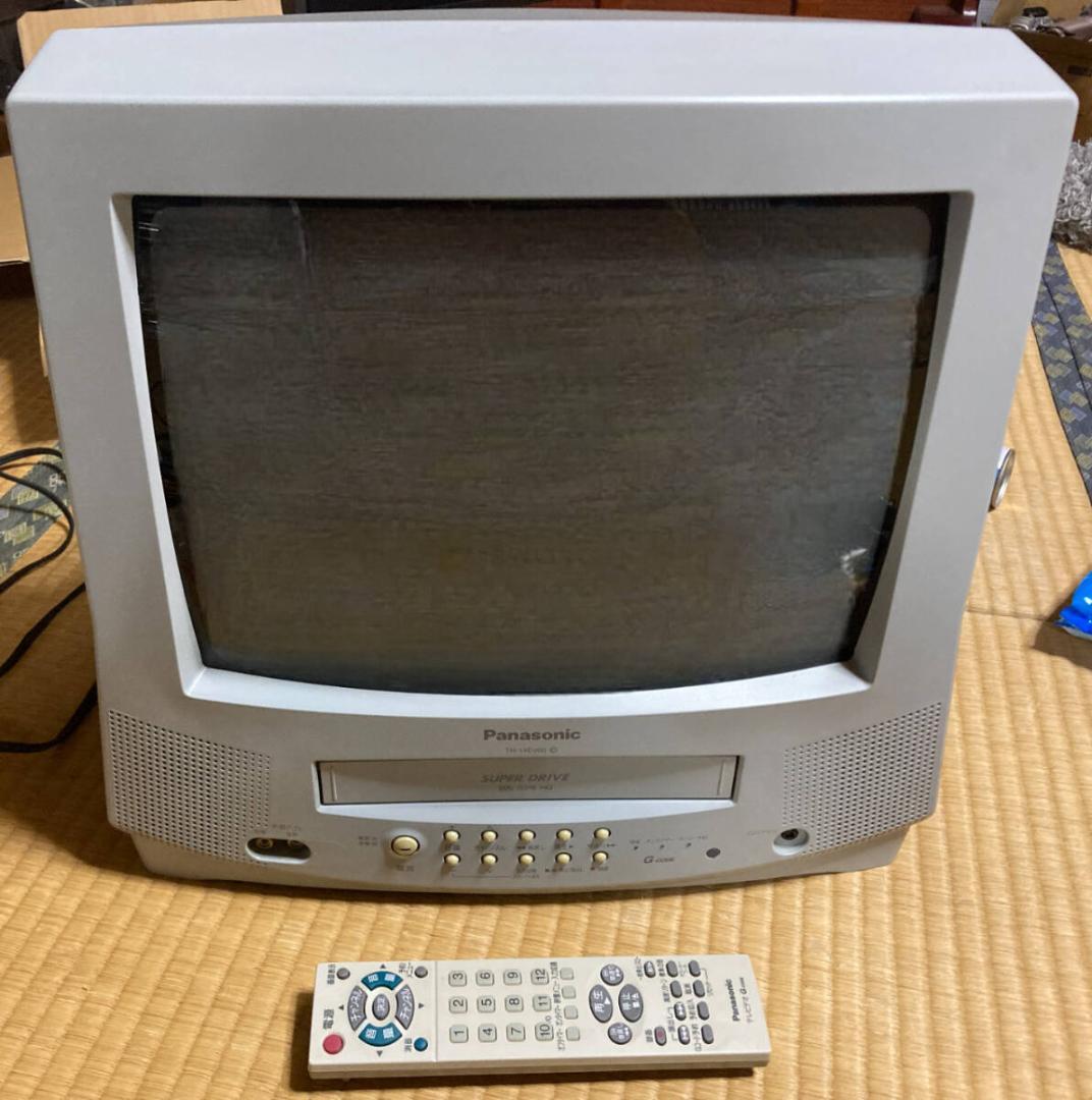 panasonic 14インチブラウン管テレビデオ TH-14EV60 - メルカリ