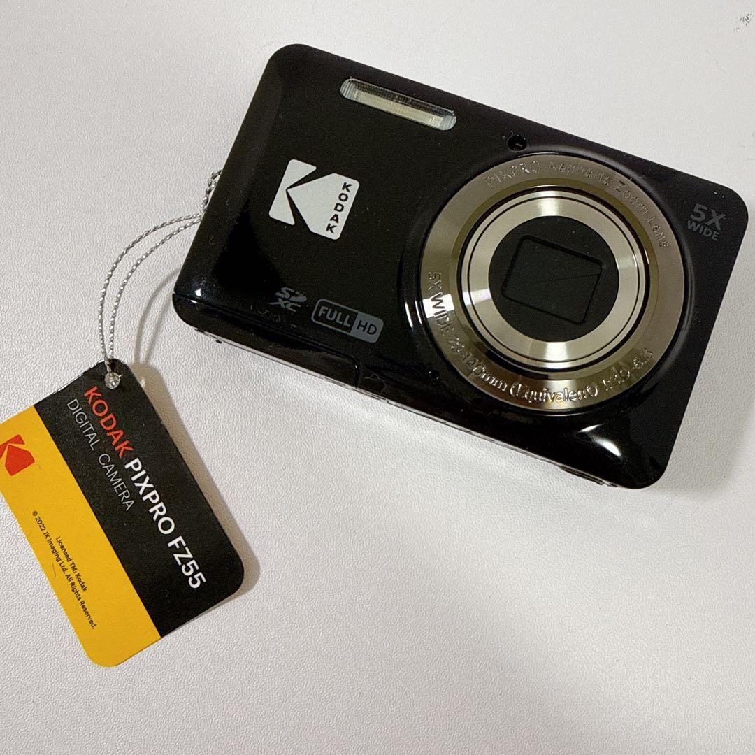 動作確認済み】Kodak PIXPRO FZ55 ブラック 黒 付属品完備 - メルカリ