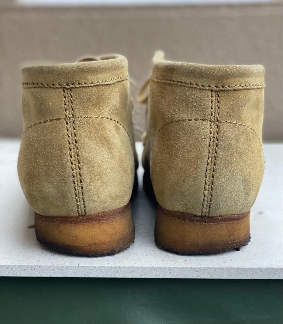 クラークス ワラビー ベージュ UK9G 28cm ファッション 通販