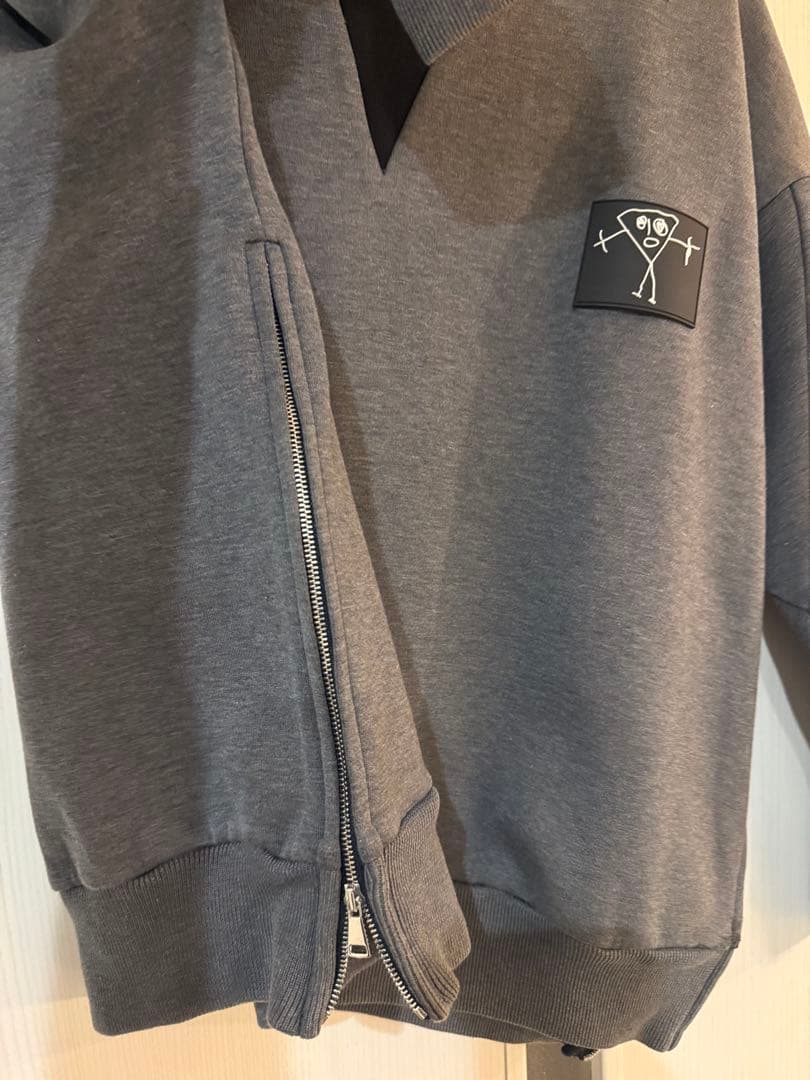 PLAN C プランシー サイドジッププルオーバー スウェット ビアンカ