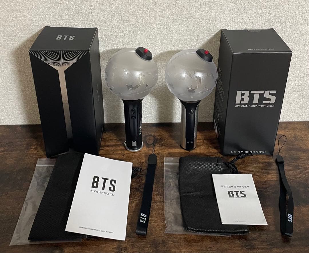 BTS OFFICIAL LIGHT STICK アミボム ペンライト アミボム VER.4 発売！【BTS OFFICIAL LIGHT STICK VER.4】連動