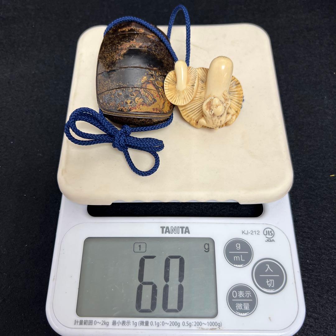 専用 江戸時代 蒔絵印籠、極上根付 60g 東Y8-0106☆2F - メルカリ