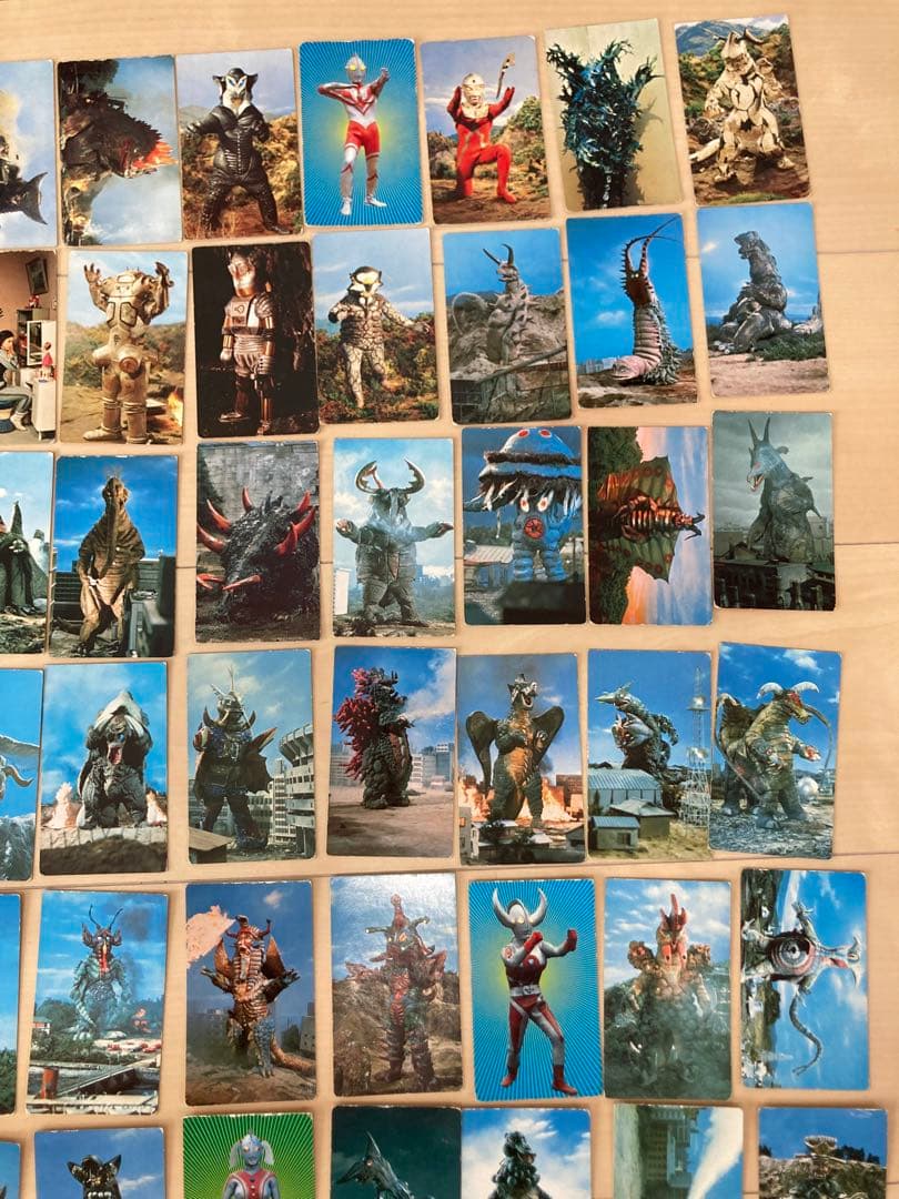 ウルトラマン レトロカード 89枚 ウルトラ怪獣 昭和 当時物 デッド