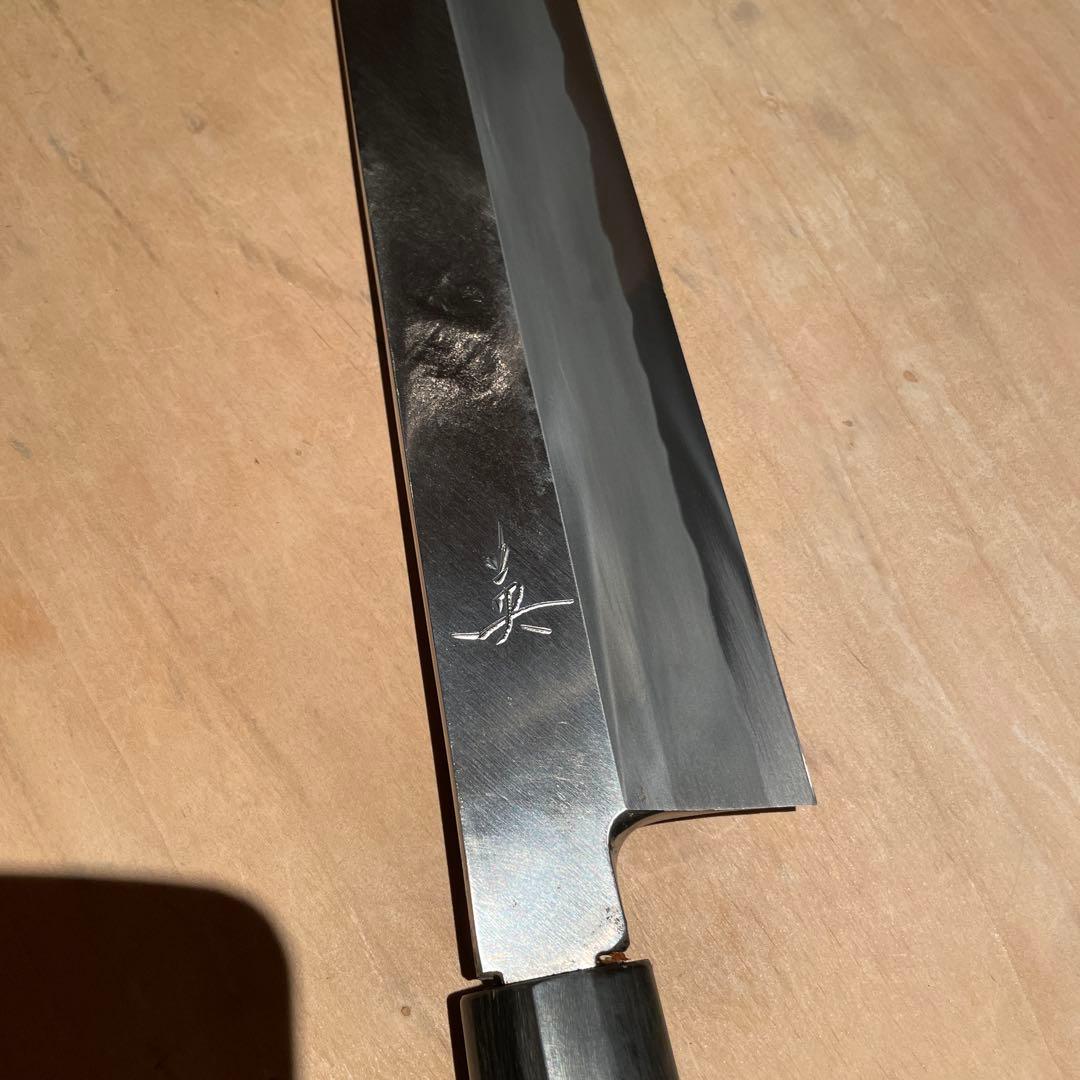 堺英、骨切り包丁 約30cm 木製ハンドル - メルカリ