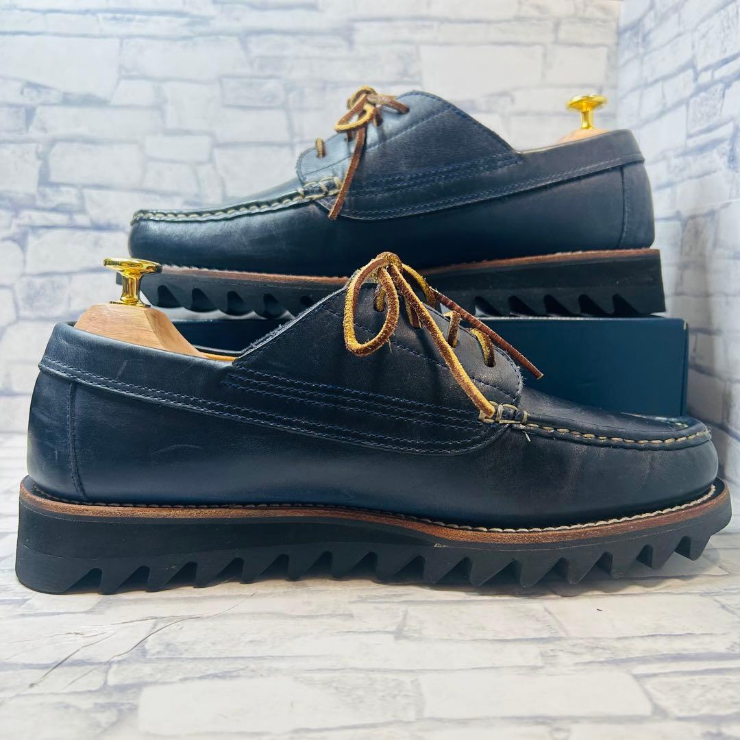 極美品 YUKETEN ユケテン シャークソール Uチップ NVY 26cm - メルカリ