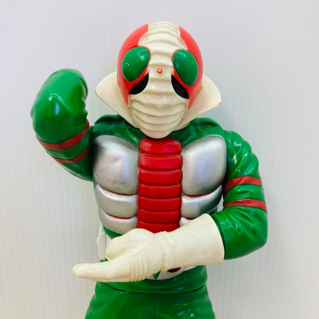 仮面ライダー V3 フィギュア ソフビ ビッグサイズ レア バンダイ 1992