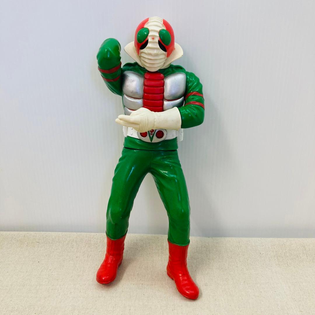 仮面ライダー V3 フィギュア ソフビ ビッグサイズ レア バンダイ 1992