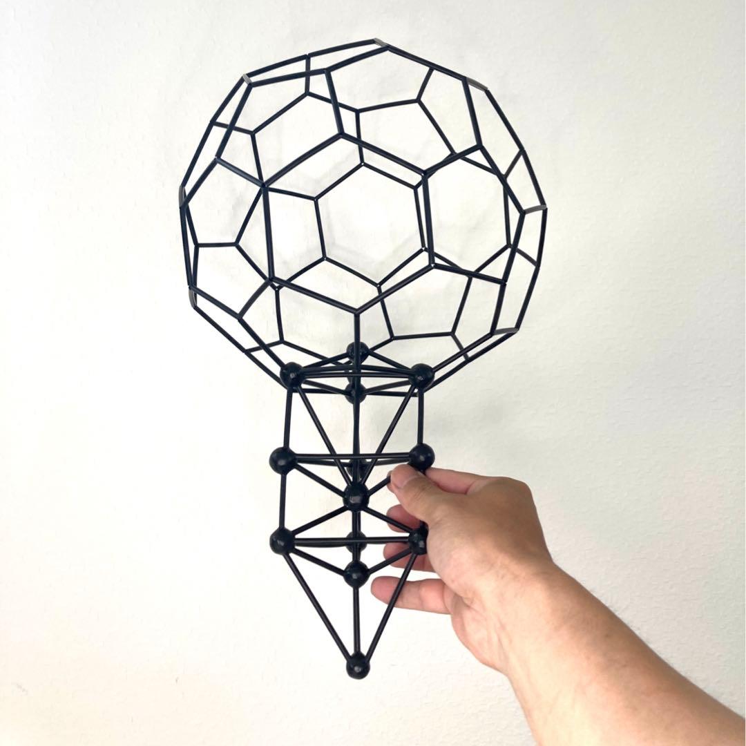 ヒンメリ フラーレン＋3D生命の樹