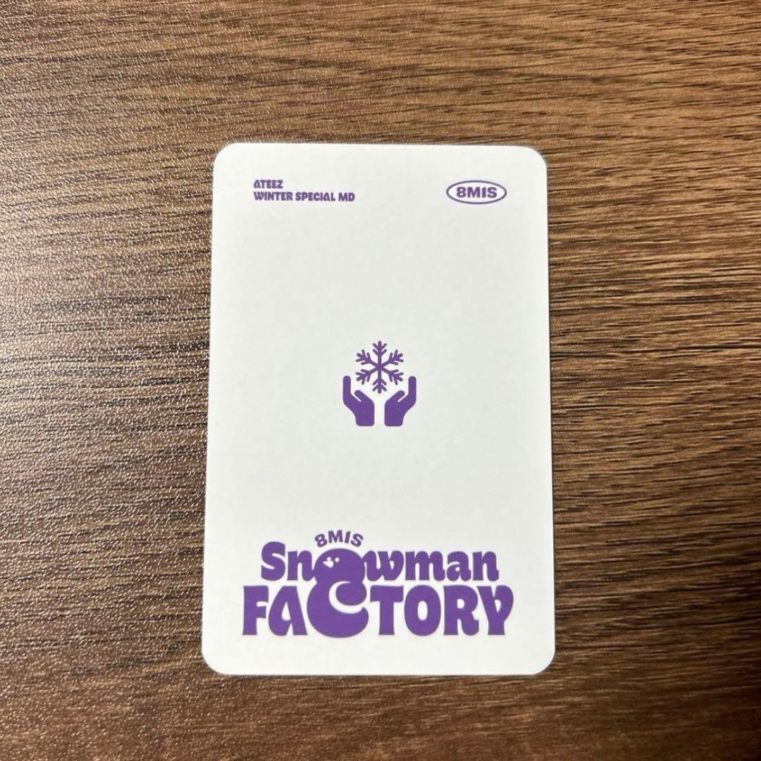 ATEEZ ホンジュン トレカ snowman factory アチズ - メルカリ