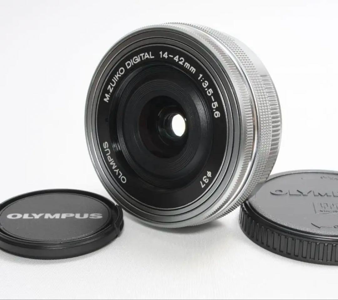 ❤️電動レンズ❤️OLYMPUS M.ZUIKO 14-42mm EZ シルバー - メルカリ
