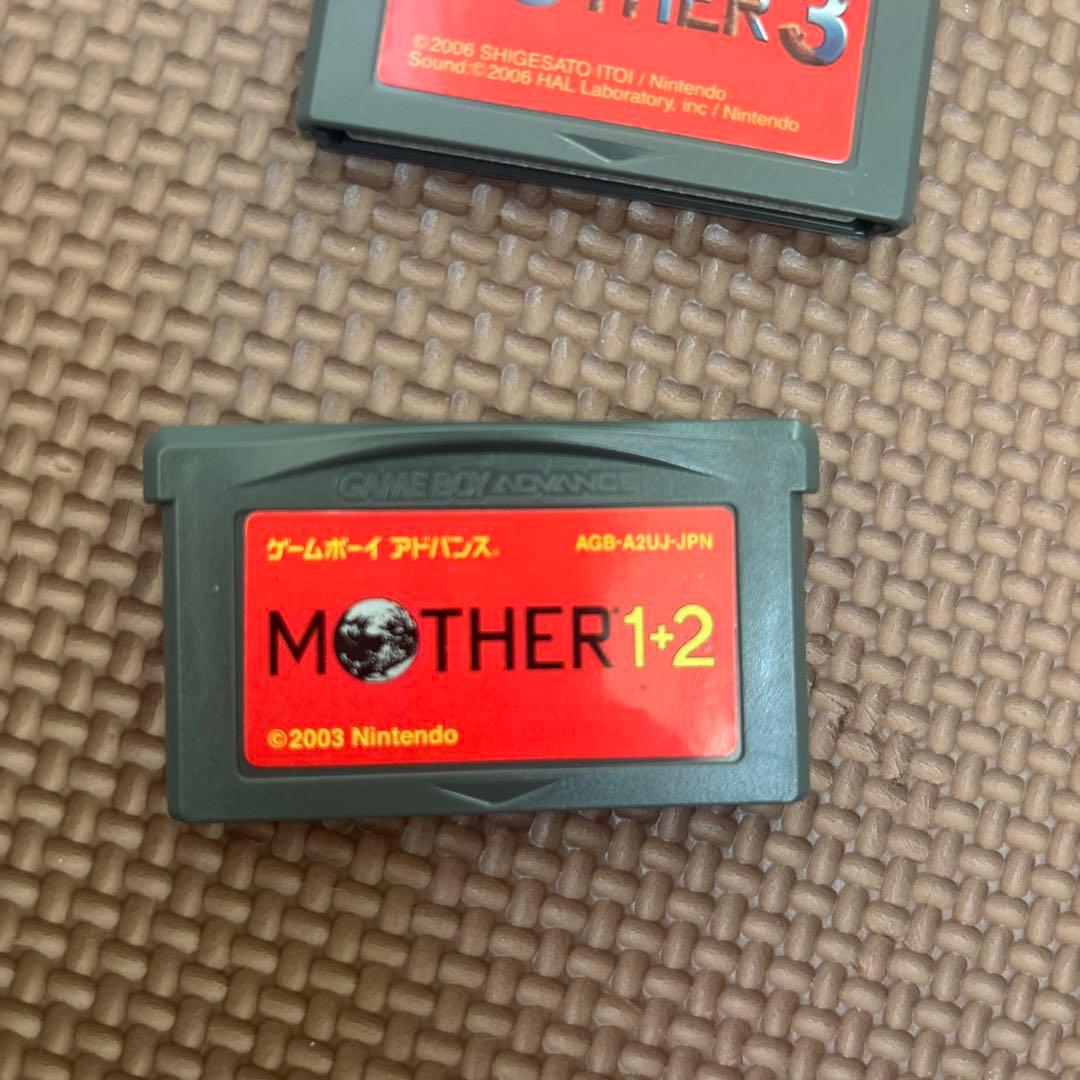 MOTHER 1+2 MOTHER 3 ソフトセット ゲームボーイアドバンス - メルカリ