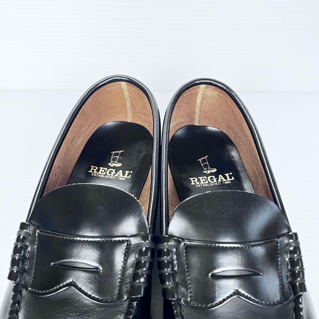 極美品✨ REGAL リーガル ローファー 黒 25.5cm 2177